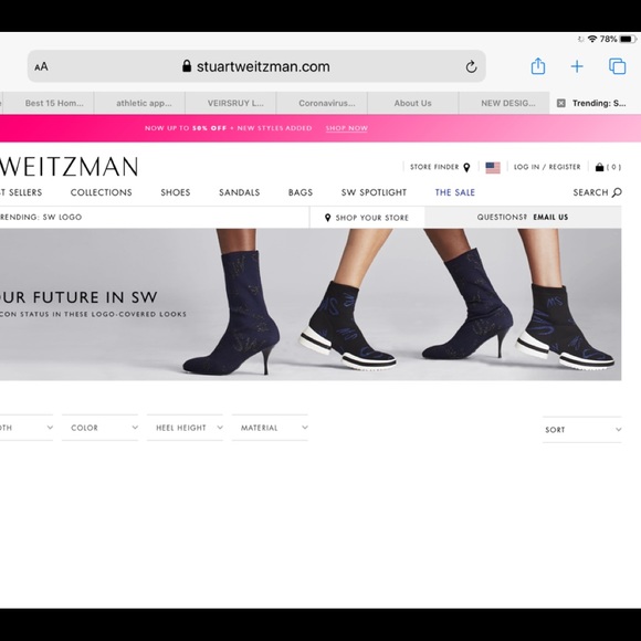 Stuart Weitzman black suede boots - Picture 7 of 8